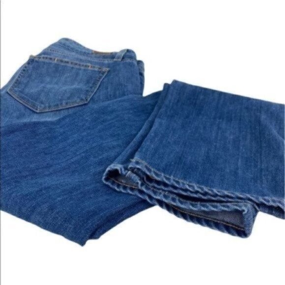 Paige Jimmy Jimmy Skinny Distressed Blue Jeans Size 25 - Picture 9 of 14